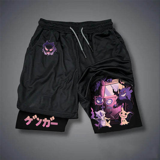 Pokémon Unisex Casual Anime Streetwear Shorts