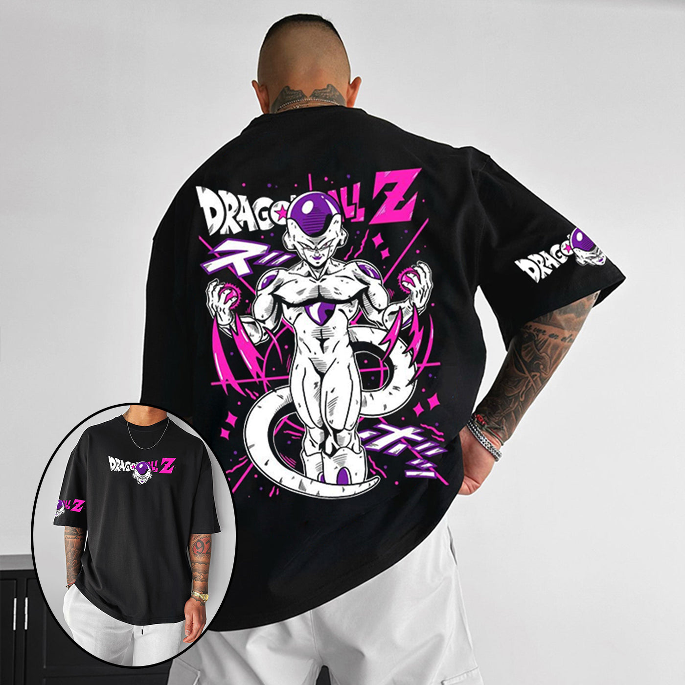 Unisex Anime Inspired Graphic Streetwear  T-shirt