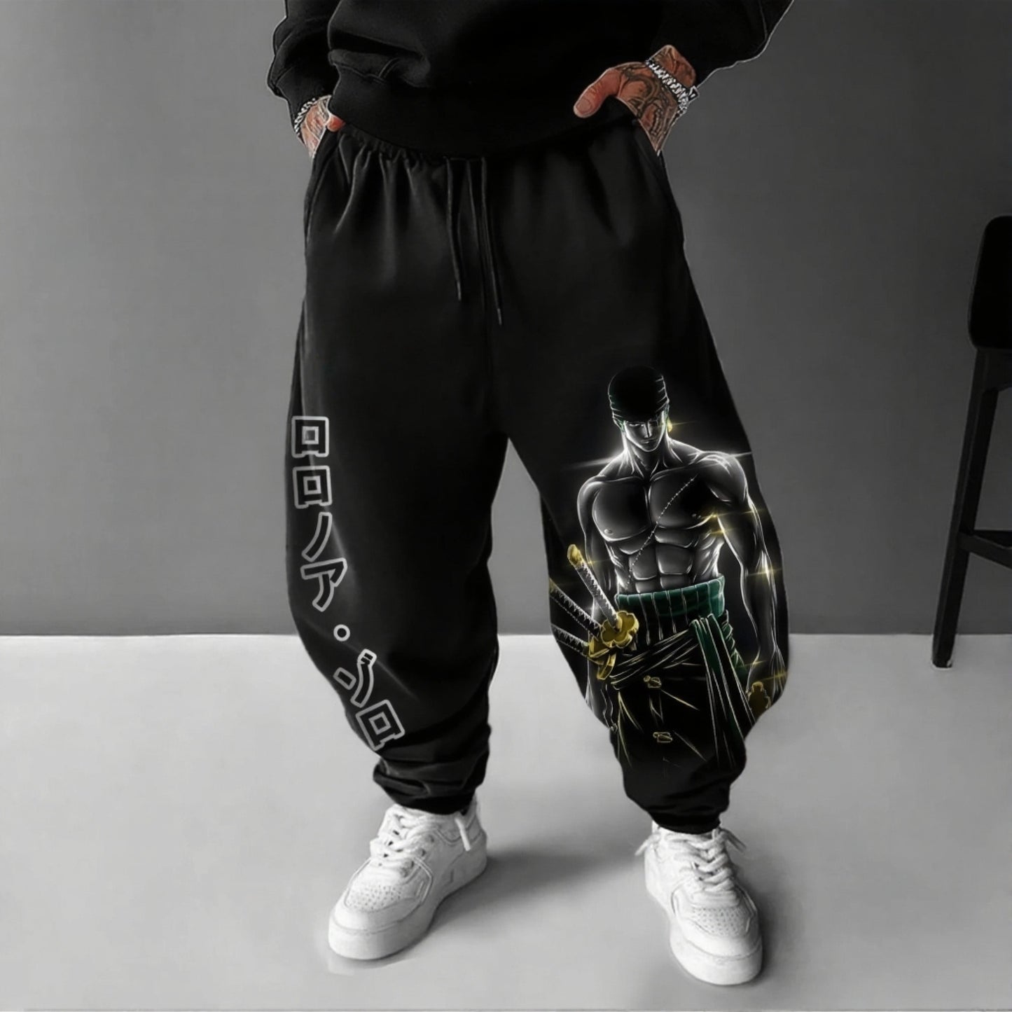 Unisex Anime Inspired Vintage Pants
