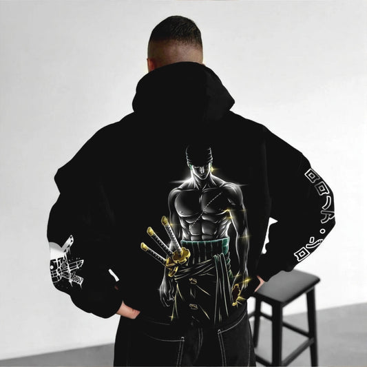 Unisex Anime Graphic Streetwear Vintage Hoodie