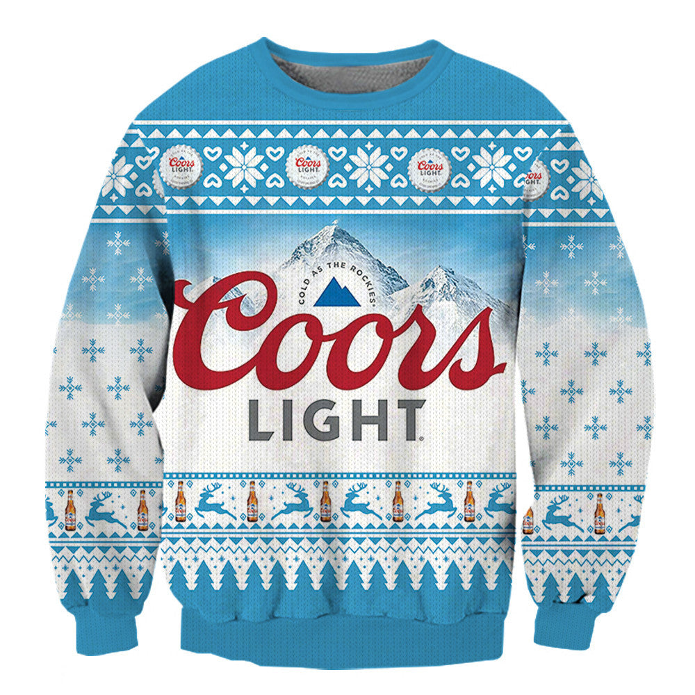 Topprinttees®Our Beers 3D Print Fun Christmas Sweatshirt 44e8