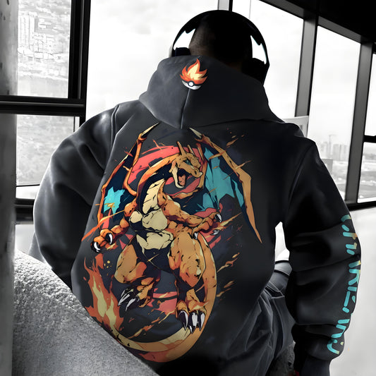 Unisex  Anime Graphic Streetwear Vintage Hoodie