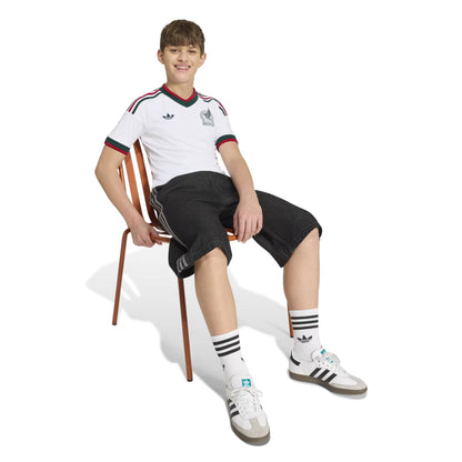 Mexico National Team Youth 2026 Away Replica Jersey - White