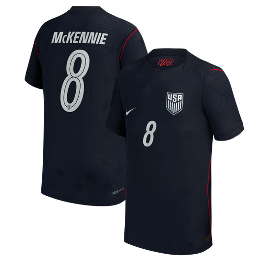 Weston McKennie USMNT Youth 2026 Away Match Jersey - Blue