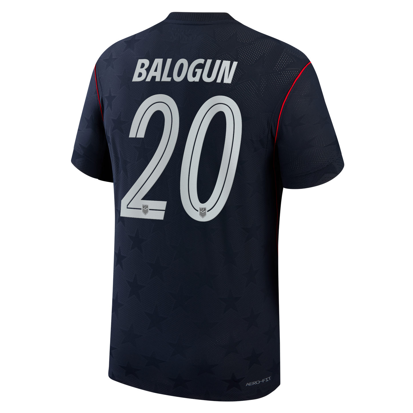 Folarin Balogun USMNT 2026 Away Match Jersey - Blue