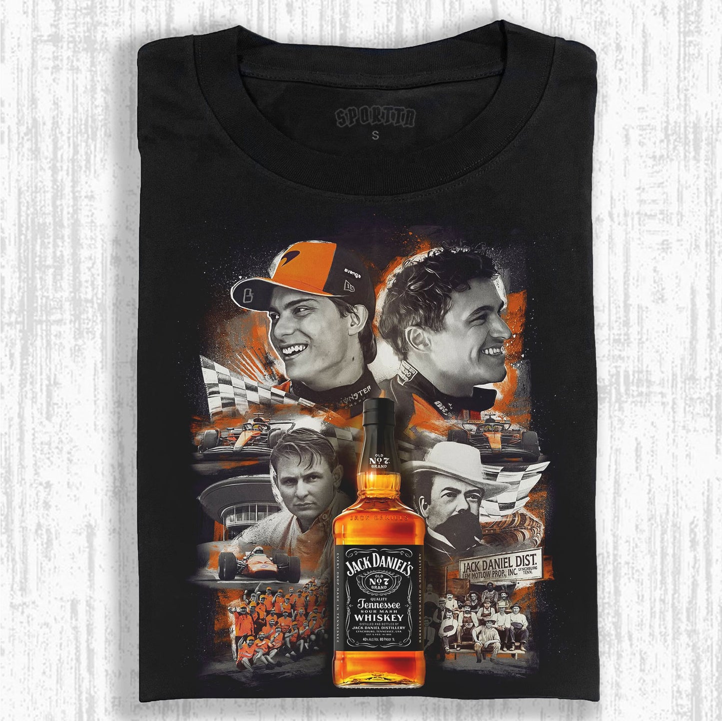 F1JACK DANIEL'S AND RACING LEGENDS FUSION T-SHIRT