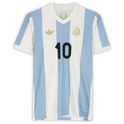 Lionel Messi Argentina National Team Autographed Fanatics Authentic 2024-25 50th Anniversary Home Jersey - FIFA Hologram