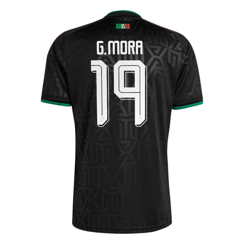 Gilberto Mora Mexico National Team 2026  Away On-Field Jersey - Black