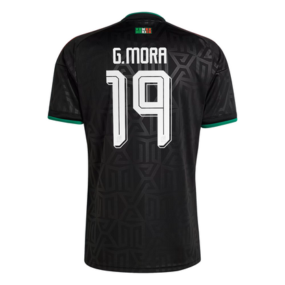 Gilberto Mora Mexico National Team 2026  Away On-Field Jersey - Black