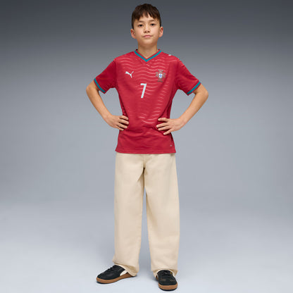Cristiano Ronaldo Portugal National Team Youth 2026 Home Replica Jersey - Red