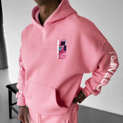 Unisex Anime Graphic Streetwear Vintage Hoodie