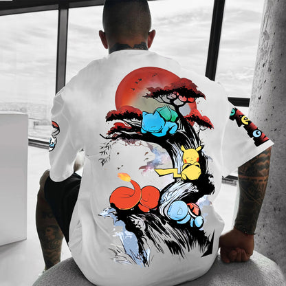 Pokémon Unisex Anime Inspired Vintage T-Shirt