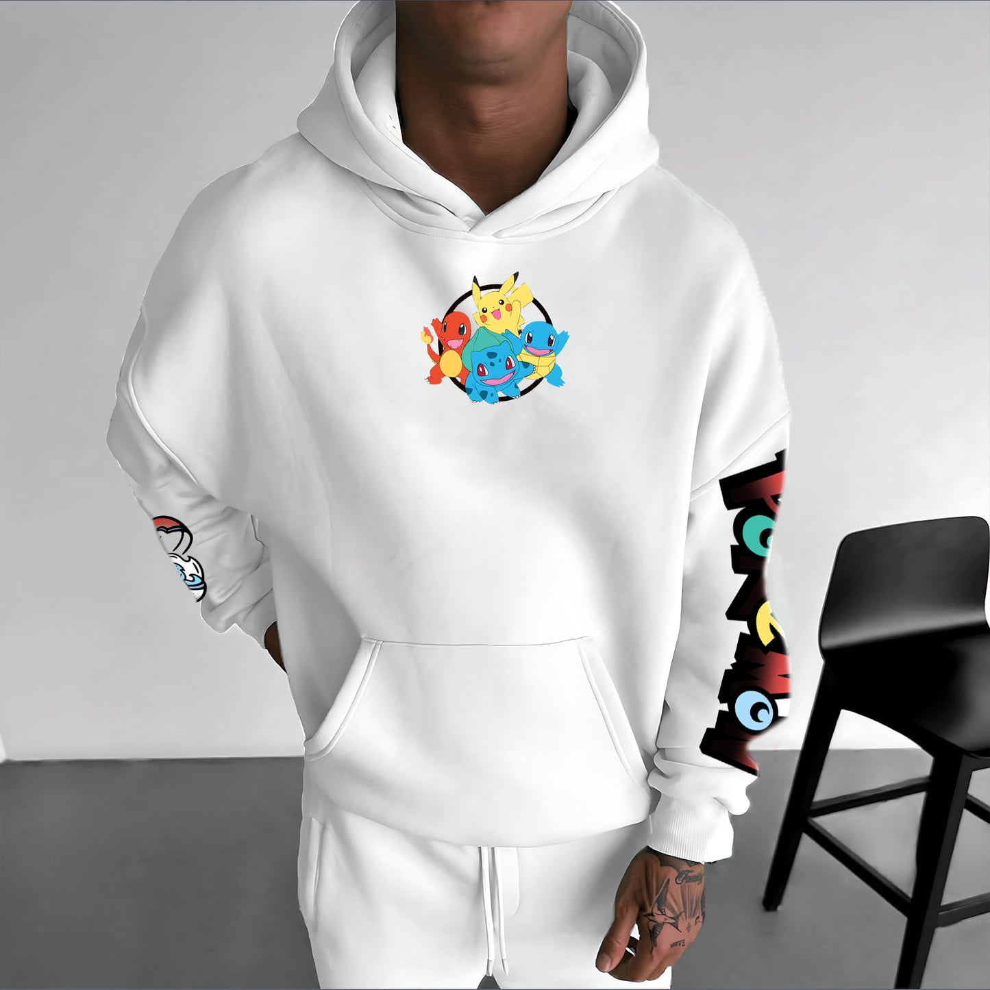 Pokémon Unisex Anime Graphic Streetwear Vintage Hoodie