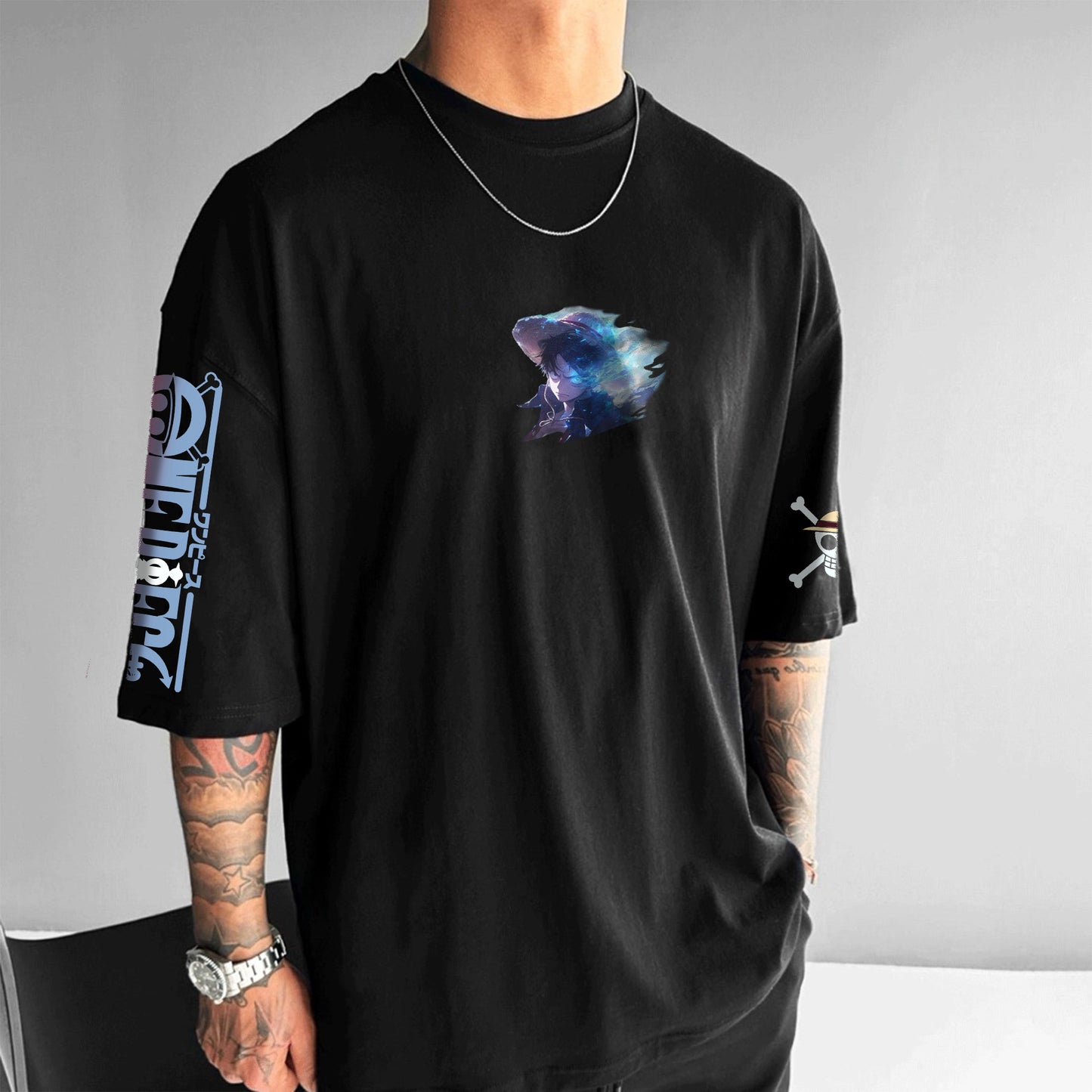 Unisex Anime Inspired Vintage T-Shirt丨
