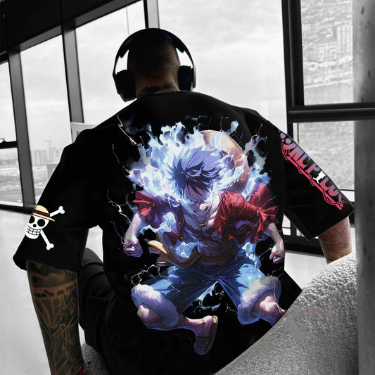 Unisex Anime Inspired Vintage T-Shirt丨