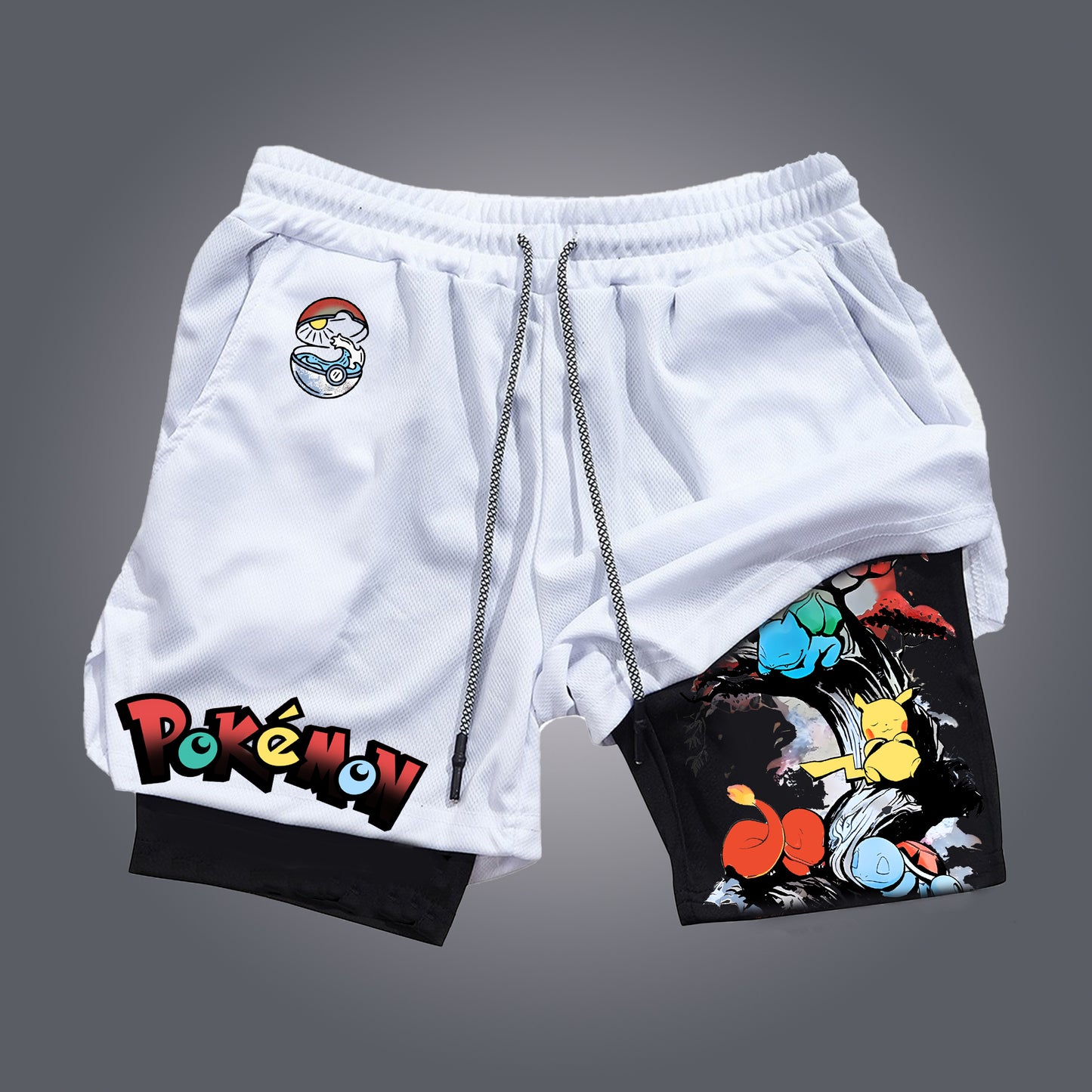 Pokémon Unisex Casual Anime Streetwear Shorts