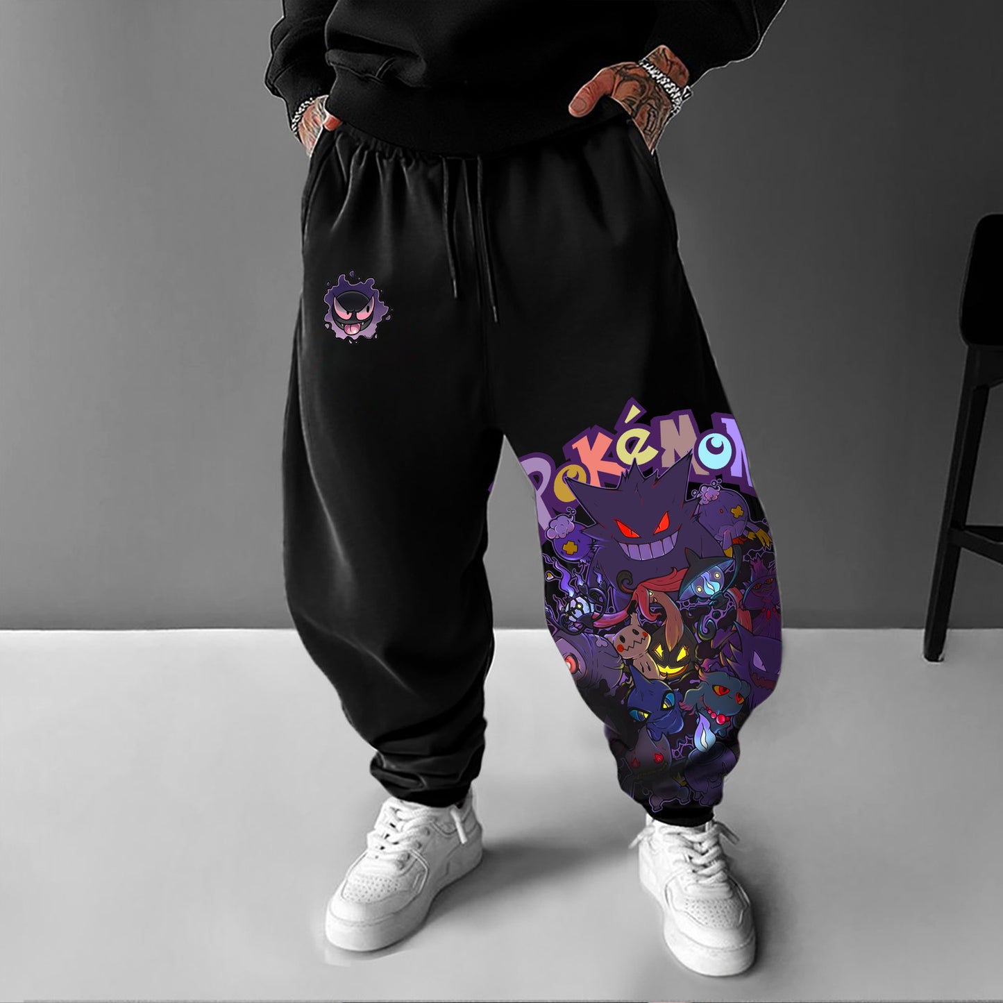 Pokémon Unisex Casual Anime Streetwear Pants