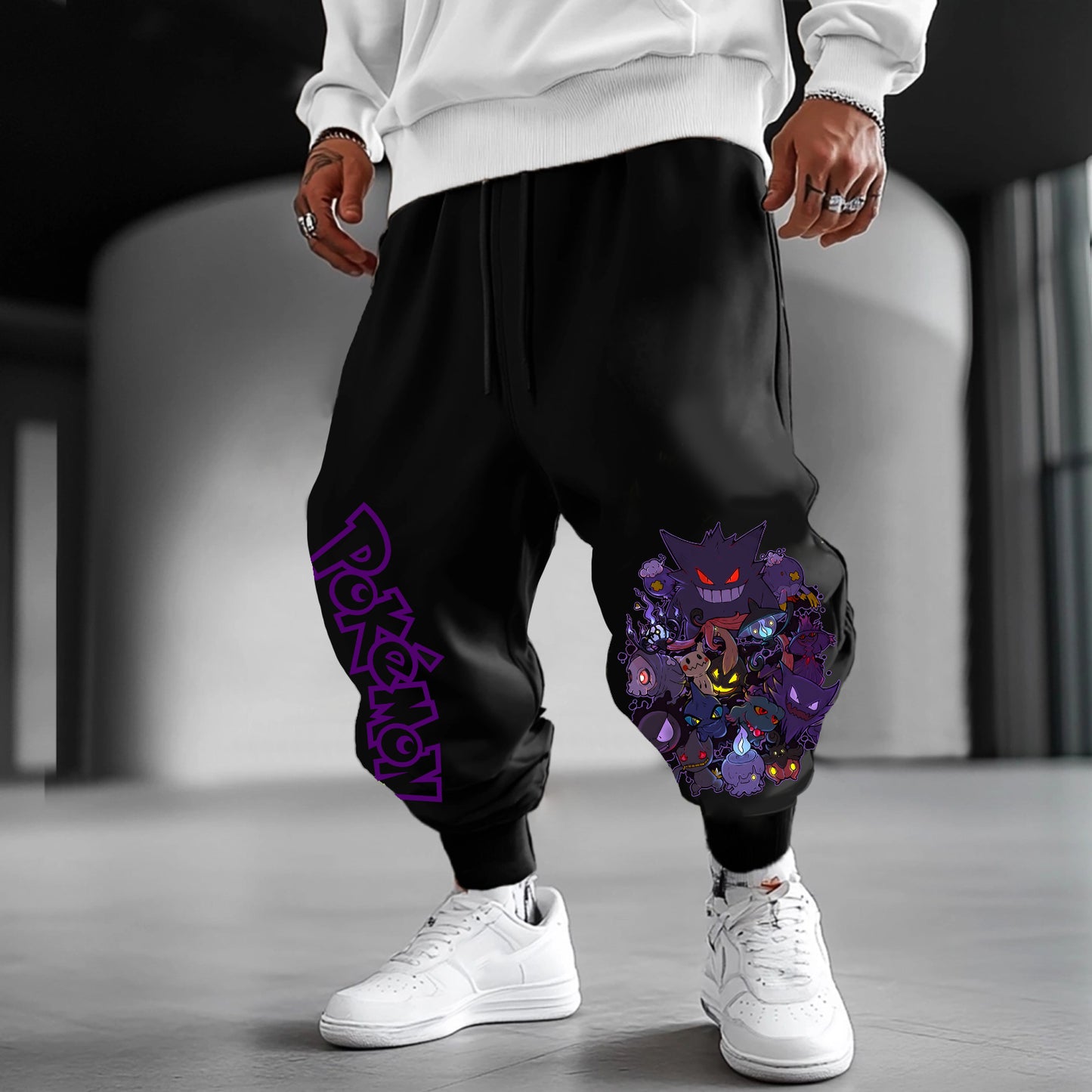 Pokémon Unisex Casual Anime Streetwear Pants