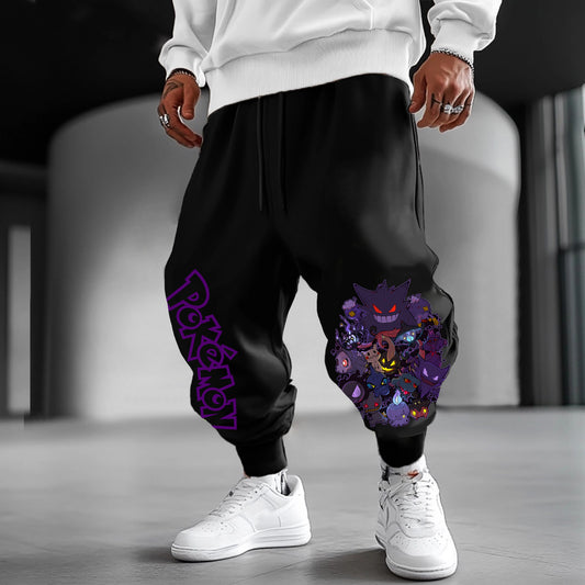Pokémon Unisex Casual Anime Streetwear Pants