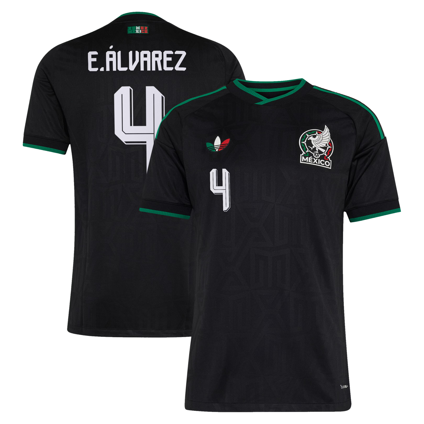 Edson Álvarez Mexico National Team 2026 Third On-Field Jersey - Black