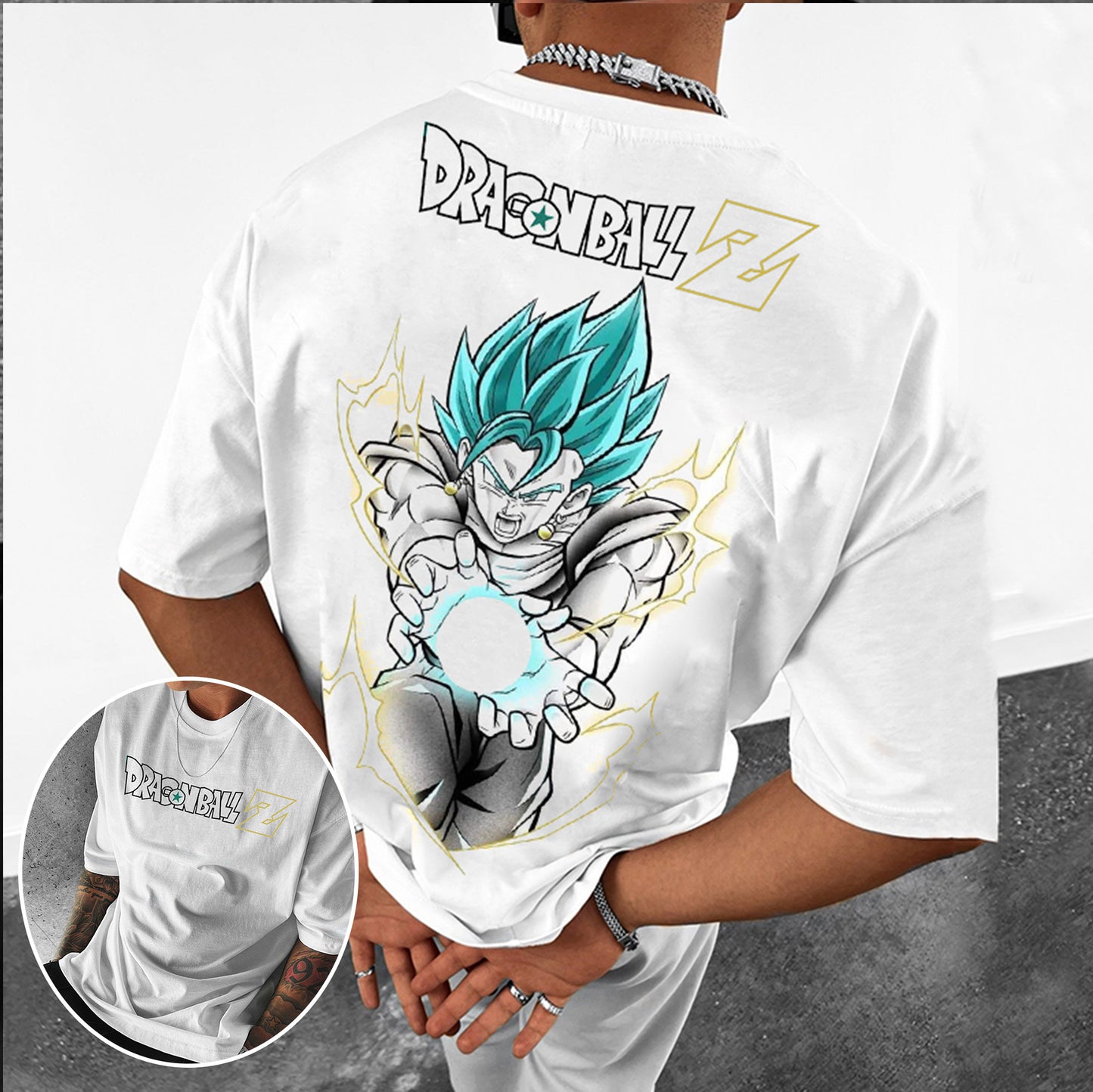 Unisex Anime Inspired Graphic Streetwear  T-shirt
