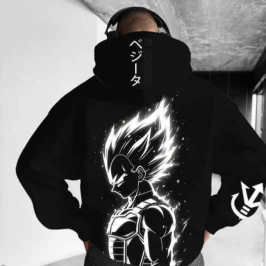 Unisex Anime Graphic Streetwear Vintage Hoodie