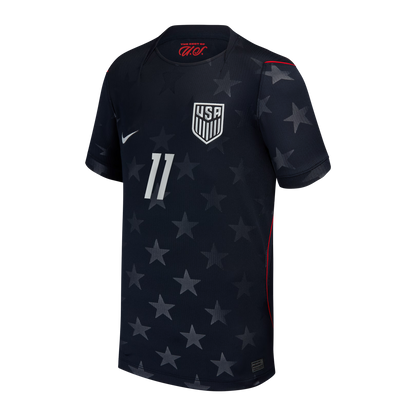 Brenden Aaronson USMNT Youth 2026/27 Away Stadium Replica Jersey - Blue