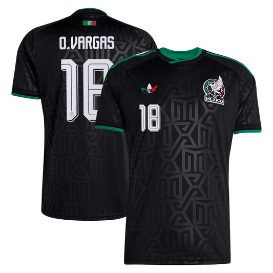 Obed Vargas Mexico National Team 2026 Third Replica Jersey - Black