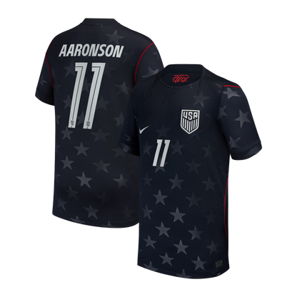 Brenden Aaronson USMNT Youth 2026/27 Away Stadium Replica Jersey - Blue