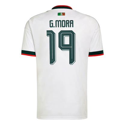 Gilberto Mora Mexico National Team 2026  Away On-Field Jersey - White