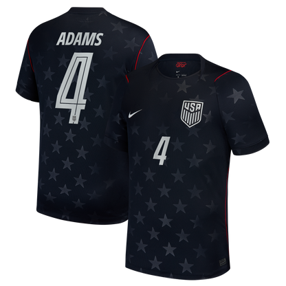 Tyler Adams USMNT 2026 Away Stadium Replica Jersey - Blue