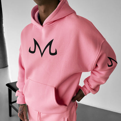 Unisex Oversized Anime Print Hoodie