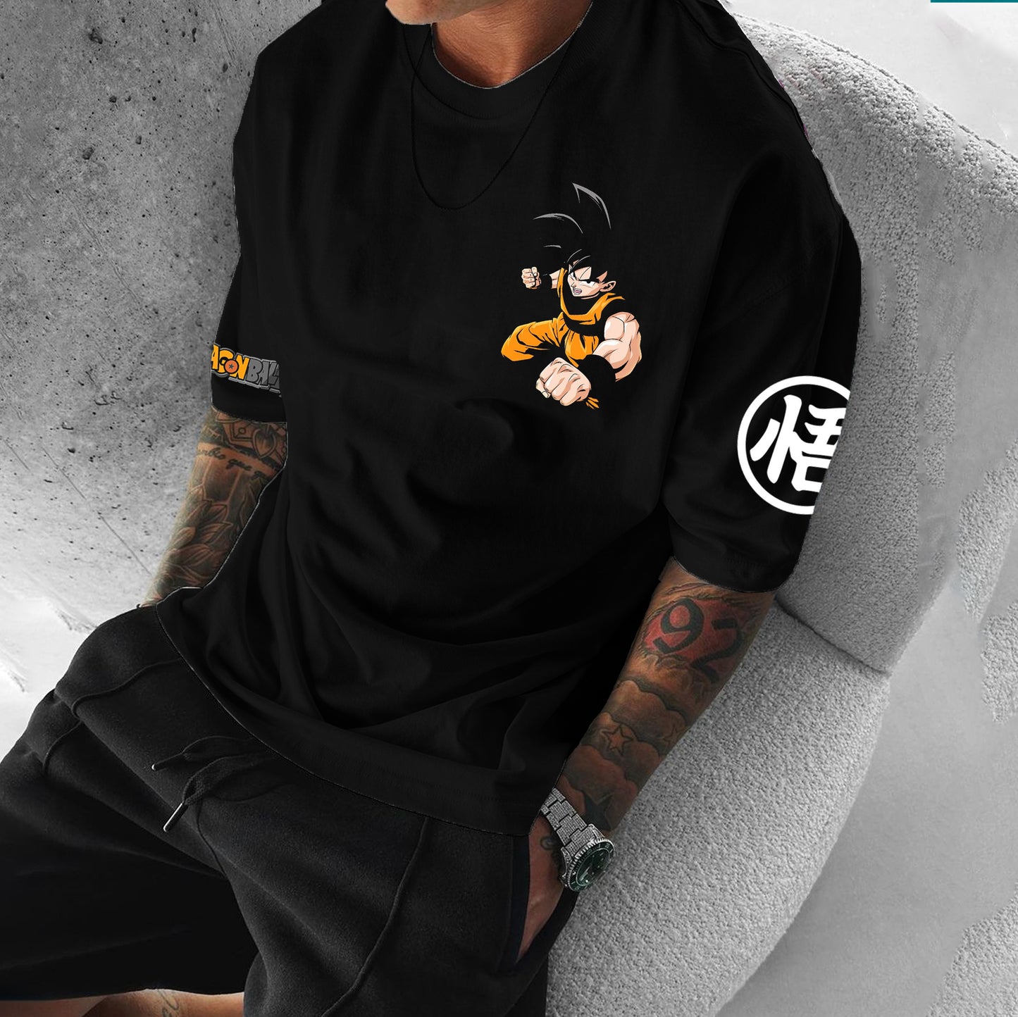 Unisex Anime Inspired Graphic Streetwear  T-shirt