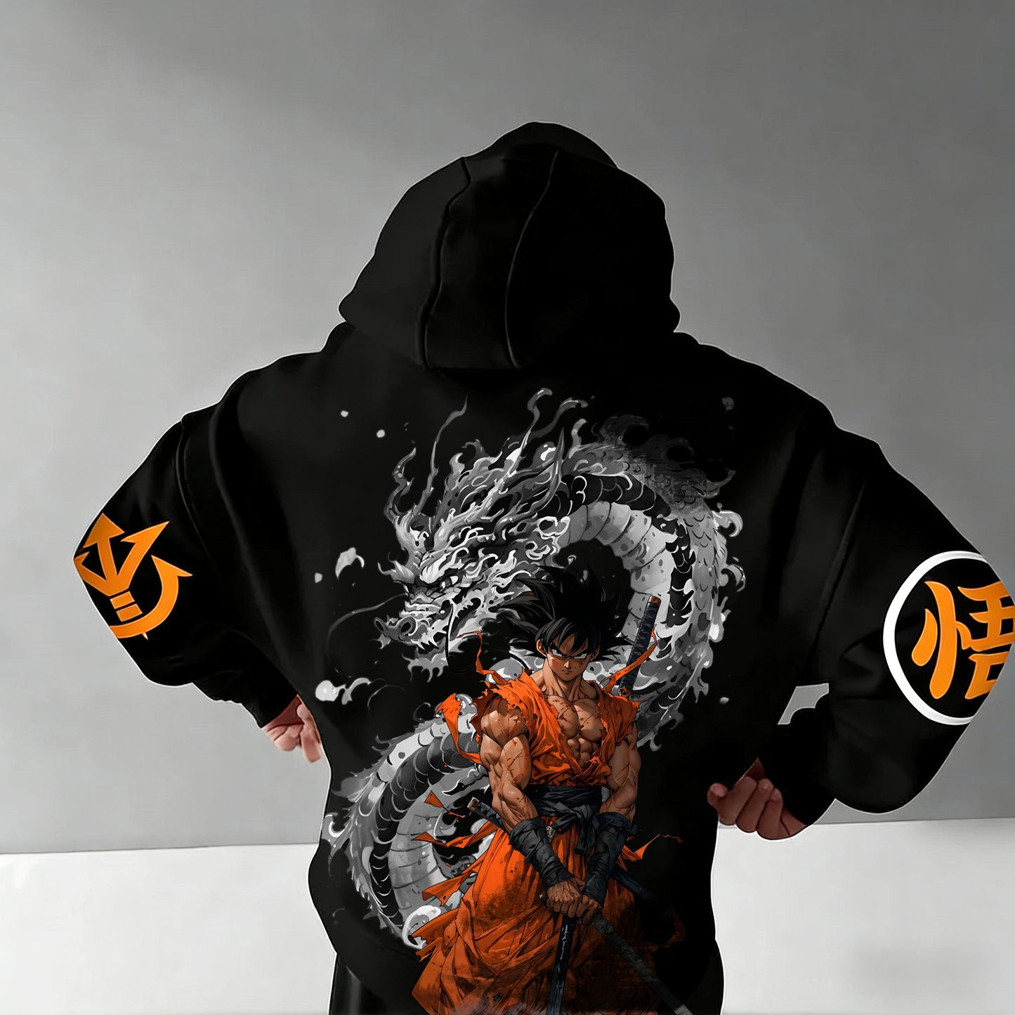 Unisex Anime Print  Casual Oversized Hoodie