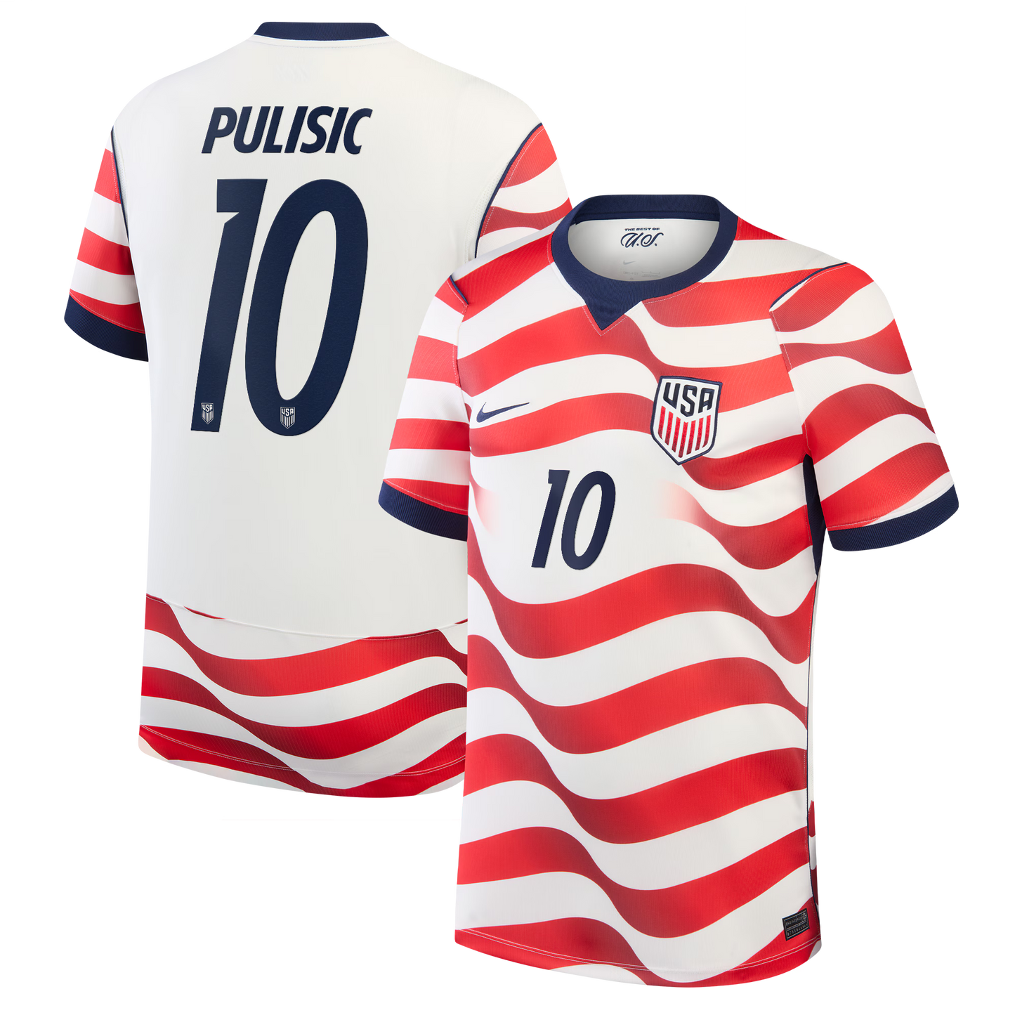 Christian Pulisic USMNT 2026 Home Stadium Replica Jersey - White