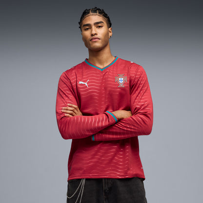 Portugal National Team 2026 Home Replica Long Sleeve Jersey - Red