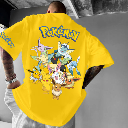 Pokémon Unisex Anime Inspired Vintage T-Shirt