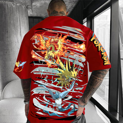 Pokémon Unisex Anime Inspired Vintage T-Shirt