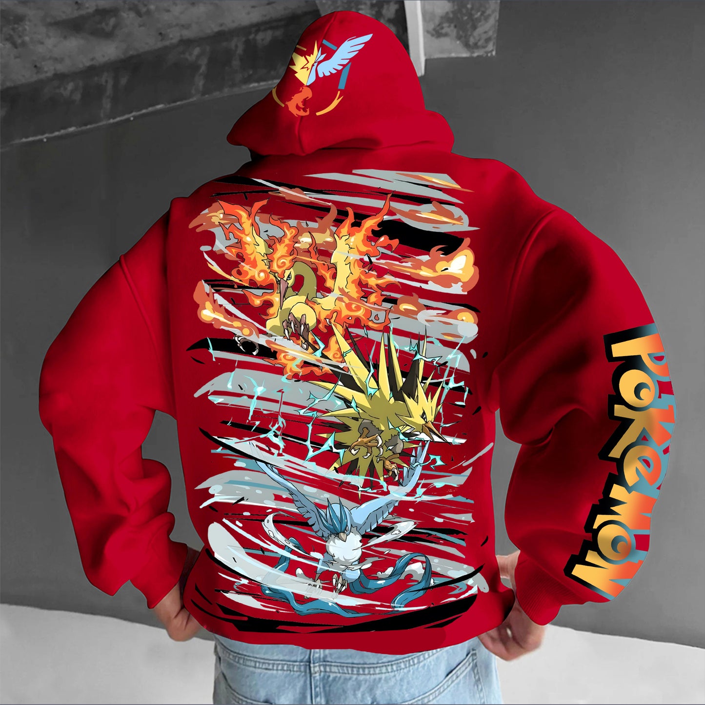 Pokémon Unisex Anime Graphic Streetwear Vintage Hoodie