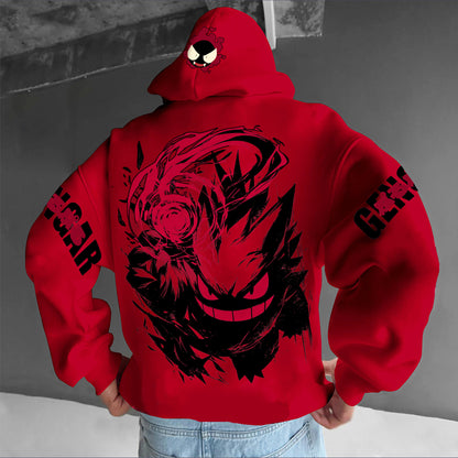Pokémon Unisex Anime Graphic Streetwear Vintage Hoodie