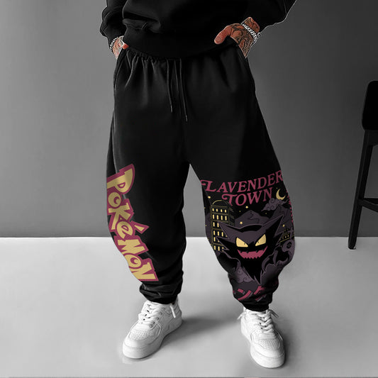 Pokémon Unisex Casual Anime Streetwear Pants