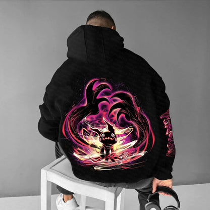 Pokémon Unisex  Anime Graphic Streetwear Vintage Hoodie