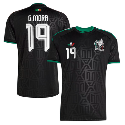 Gilberto Mora Mexico National Team 2026  Away On-Field Jersey - Black