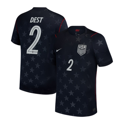 Sergiño Dest USMNT 2026/27 Away Stadium Replica Jersey - Blue
