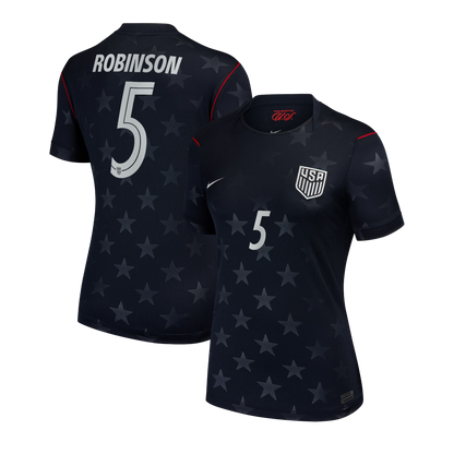 Antonee Robinson USMNT Women's 2026/27 Away Stadium Replica Jersey - Blue