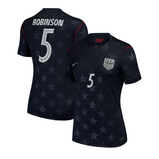 Antonee Robinson USMNT Women's 2026/27 Away Stadium Replica Jersey - Blue