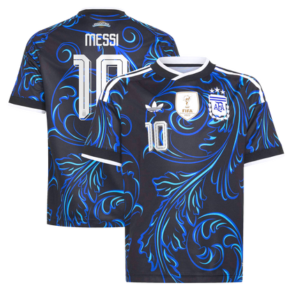 Lionel Messi Argentina National Team Youth 2026 Away Replica Jersey - Black