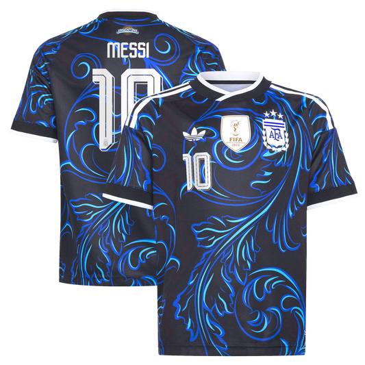 Lionel Messi Argentina National Team Youth 2026 Away Replica Jersey - Black