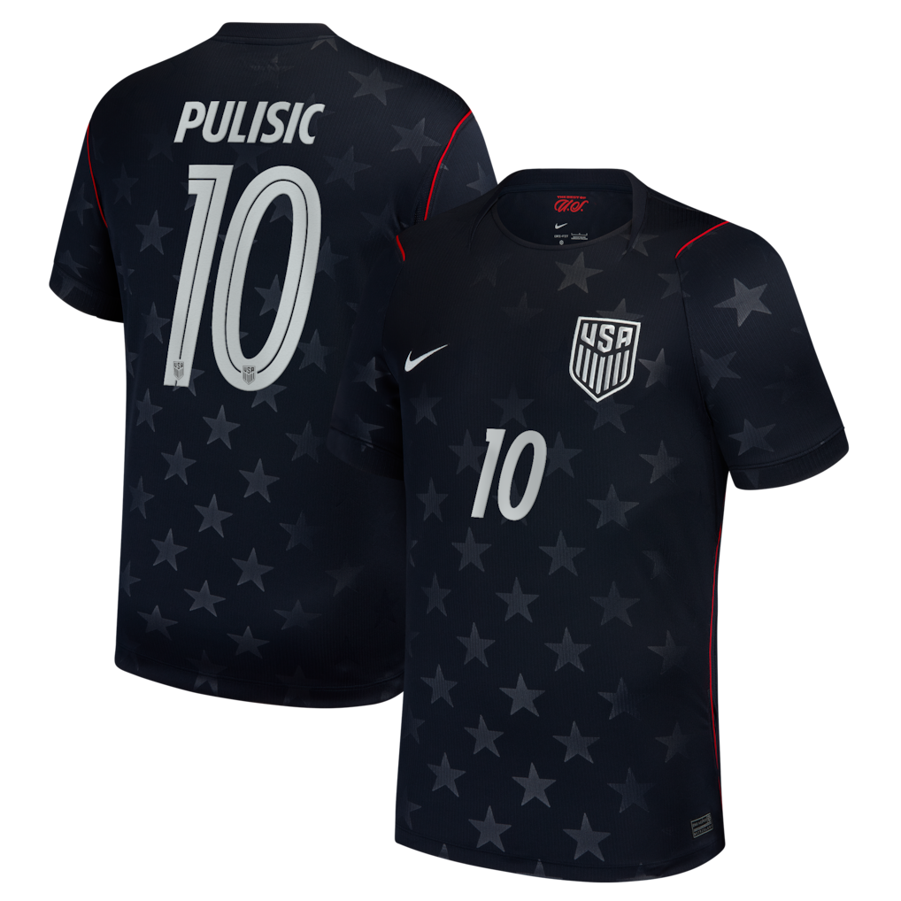 Men's Christian Pulisic Blue USMNT 2026 Away Stadium Replica Jersey