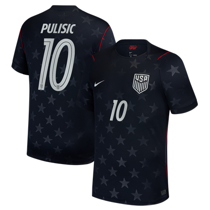 Men's Christian Pulisic Blue USMNT 2026 Away Stadium Replica Jersey